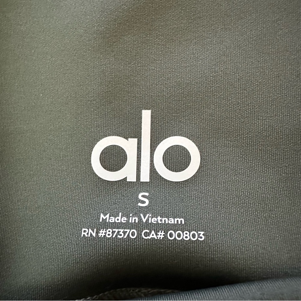 ALO High Waist Airlift Leggings Green Dark Cactus Small - Picture 7 of 8